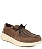 Color:Brown Bomber - Image 1 - Men's Hilo Flag Suede Slip-On