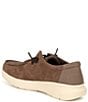 Color:Brown Bomber - Image 3 - Men's Hilo Flag Suede Slip-On