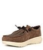 Color:Brown Bomber - Image 4 - Men's Hilo Flag Suede Slip-On