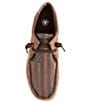 Color:Brown Bomber - Image 5 - Men's Hilo Flag Suede Slip-On