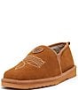 Color:Chestnut - Image 4 - Men's Lasso Suede Slippers