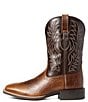 Color:Peanut Butter/Chaga Brown - Image 2 - Men's Sport Wide Square Toe Western Boots