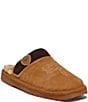 Color:Chestnut - Image 1 - Men's Square Toe Silversmith Slippers