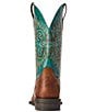 Color:Fiery Brown Crunch/Emerald Green - Image 2 - Men's Wild Thang Western Boots
