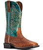 Color:Fiery Brown Crunch/Emerald Green - Image 1 - Men's Wild Thang Western Boots