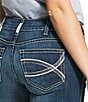 Ariat R.E.A.L Mid Rise Stretch Denim Embroidered Pocket Bootcut Jeans, Color:Gemstone - Image 5