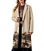Ariat Rawlins Woven Western Screen Graphic Print Notch Collar Long Sleeve Jacket - Image 1