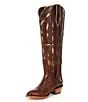 Color:Brown - Image 4 - Saylor StrechFit Leather Western Boots