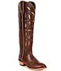 Color:Brown - Image 1 - Saylor StrechFit Leather Western Boots