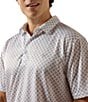 Ariat Short Sleeve Polo Allover Print Fitted Shirt - Image 3