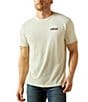 Ariat Straight Shooter Short Sleeve T-Shirt, Color:Beige/Khaki - Image 2