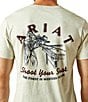 Ariat Straight Shooter Short Sleeve T-Shirt, Color:Beige/Khaki - Image 4
