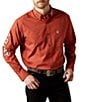Ariat Team Porter Classic Fit Printed Long Sleeve Woven Shirt - Image 1