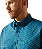 Ariat Tyce Classic Fit Printed Long Sleeve Woven Shirt - Image 3