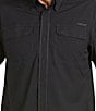 Color:Black - Image 3 - VentTek Outbound Classic Fit Performance Short Sleeve Woven Shirt