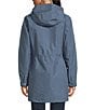 Color:Blue Fin - Image 2 - Waterproof Atherton Cinchable Waist Hooded Jacket