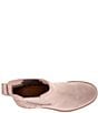 Color:Dusty Rose - Image 5 - Wexford Lug Suede Chelsea Booties