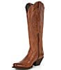 Color:Light Tan - Image 4 - Women's Abilene Leather Tall Western Boots