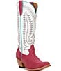 Color:Raspberry - Image 1 - Women's Ambrose Suede Tall Western Boots