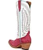 Color:Raspberry - Image 3 - Women's Ambrose Suede Tall Western Boots