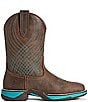 Color:Java - Image 2 - Women's Anthem Leather Square Toe Western Boots
