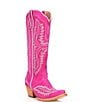 Color:Haute Pink Suede - Image 1 - Casanova Tall Suede Western Boots