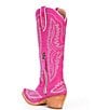 Color:Haute Pink Suede - Image 3 - Casanova Tall Suede Western Boots