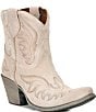 Color:Cloud White - Image 1 - Women's Chandler Suede Western Booties