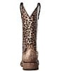 Color:Naturally Distressed Brown - Image 2 - Women's Circuit Savanna Leopard Print Western Mid Boots