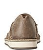 Color:Brown Bomber - Image 2 - Women's Cruiser Embroidered Leather Slip-Ons