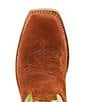 Color:Cognac Roughout - Image 4 - Women's Futurity Boon Leather Western Boots