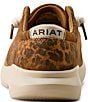 Ariat Women's Hilo Distressed Suede Leopard Print Slip Ons - Image 2