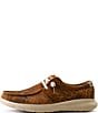 Ariat Women's Hilo Distressed Suede Leopard Print Slip Ons - Image 3