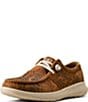 Ariat Women's Hilo Distressed Suede Leopard Print Slip Ons - Image 4