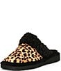 Color:Leopard - Image 4 - Jackie Square Toe Leopard Hair Calf Slippers