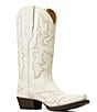 Color:White - Image 2 - Women's Jennings Stretch Leather Western Boots