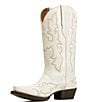 Color:White - Image 5 - Women's Jennings Stretch Leather Western Boots