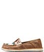 Color:Rose Gold - Image 3 - Women's Leather and Print Cruiser Slip-Ons