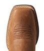 Color:Ridge Tan - Image 5 - Women's Lonestar Leather Western Boots