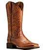 Color:Naturally Rich - Image 1 - Women's Round Up Remuda Leather Western Mid Boots