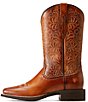 Color:Naturally Rich - Image 3 - Women's Round Up Remuda Leather Western Mid Boots