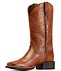 Color:Naturally Rich - Image 4 - Women's Round Up Remuda Leather Western Mid Boots