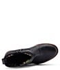 Color:Black - Image 5 - Savannah Waterproof Buckle Detail Leather Moto Booties