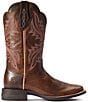Color:Brown - Image 2 - Women's West Bound Leather Western Boots