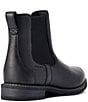 Color:Black - Image 3 - Wexford Waterproof Leather Chelsea Booties