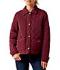 Ariat Woodgate Woven Quilted Point Collar Long Sleeve Oversized Jacket - Image 1