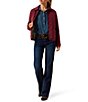 Ariat Woodgate Woven Quilted Point Collar Long Sleeve Oversized Jacket - Image 3
