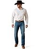 Ariat x PBR VentTEK Long Sleeve Printed Woven Shirt, Color:White - Image 3