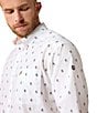 Ariat x PBR VentTEK Long Sleeve Printed Woven Shirt, Color:White - Image 4