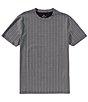 Armani Exchange Allover Mini Logo Print Short Sleeve T-Shirt, Color:Black - Image 1
